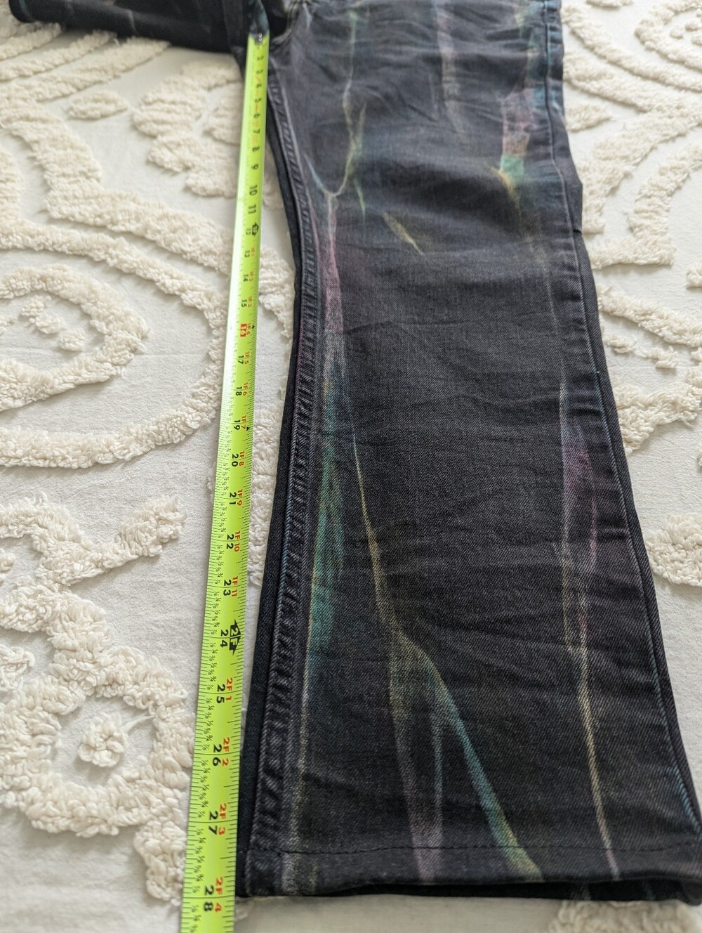Ksubi Chitch Pink Refrakt Black Wash Jeans Streetwear Designer Denim 34 - Picture 14 of 14